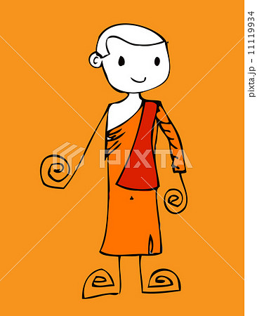 Cute cartoon people man and woman in Jaidee Family Style 11119934