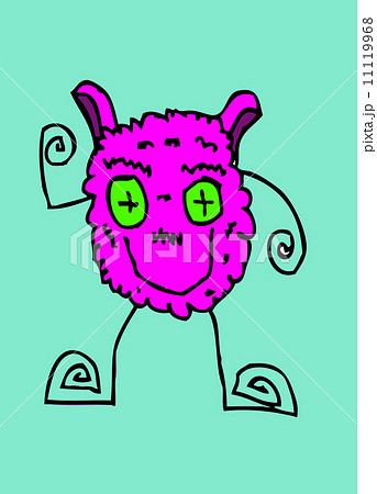 Cartoon cute monsters in Jaidee Family Style 11119968