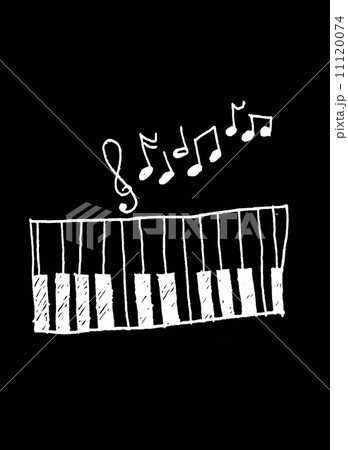 Illustration of a music icon, with musical notes 11120074