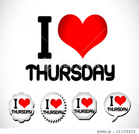 I Love The Days of the Week Sunday , Monday , Tuesday , Wednesda 11120323