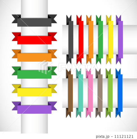 set of banners and ribbons 11121121