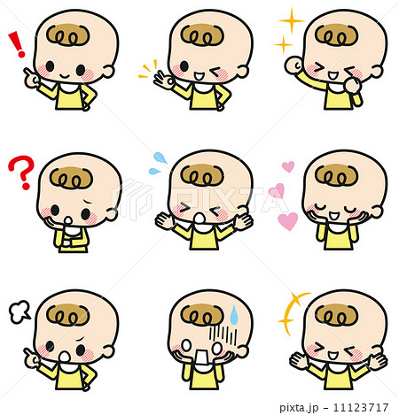 赤ちゃん　表情 11123717