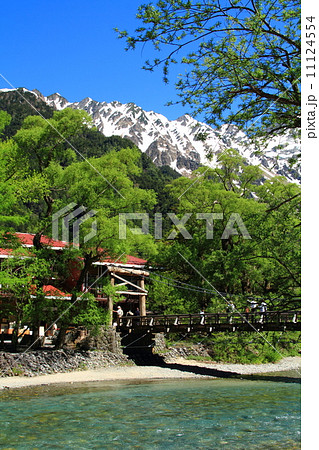 新緑の上高地 11124554