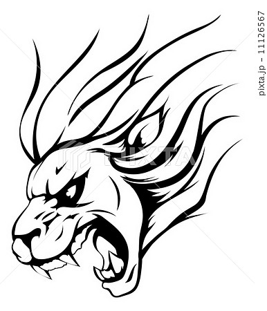 Lion Mascotのイラスト素材