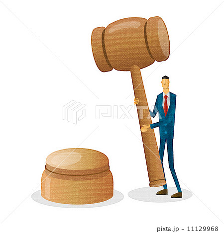 裁判　裁判官　法定　ジャッジ 11129968