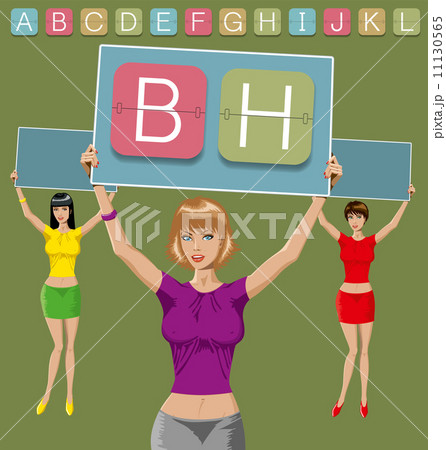 Mechanical Scoreboard Alphabet 11130565