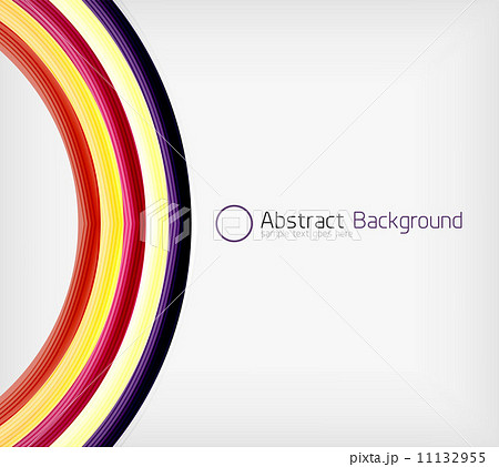 Rainbow color wave abstraction design template 11132955