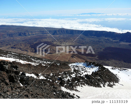 カナリア諸島テイデ山カルデラ カナリア諸島テイデ山カルデラ 11133319