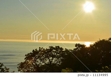 プユニ岬からの夕陽 プユニ岬からの夕陽 11134995
