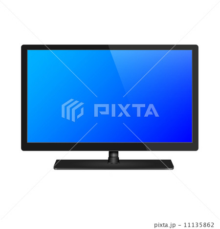 LCD, plasma realistic vector illustration,TV flat screen. 11135862