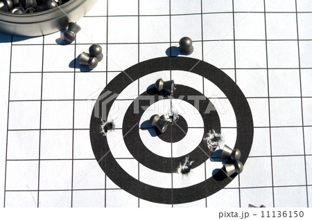 Target and bullets. 11136150