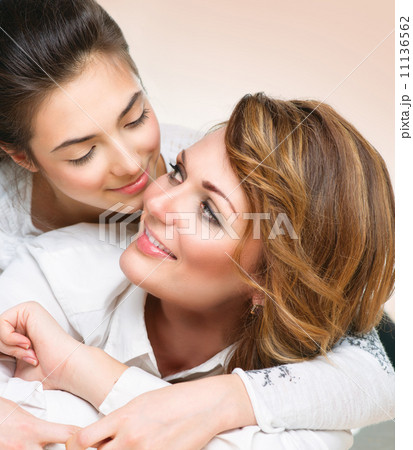 Mother and Teen Daughter 11136562
