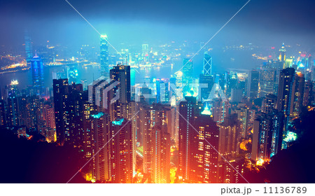 Hong Kong Night View Hong Kong Night View 11136789