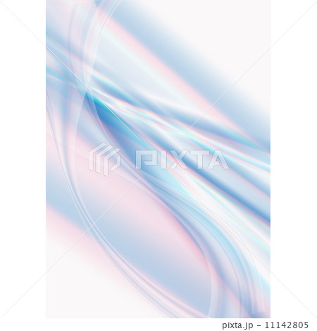 Blue and pink wave with transparent curved stripes on white background 11142805