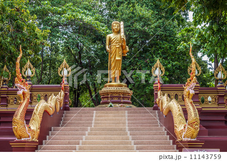 thai buddha statue and naga 11143759