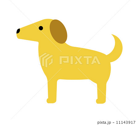 一匹の犬のイラスト素材 11143917 Pixta