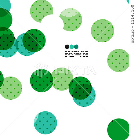 Bright green geometric modern design template 11145100