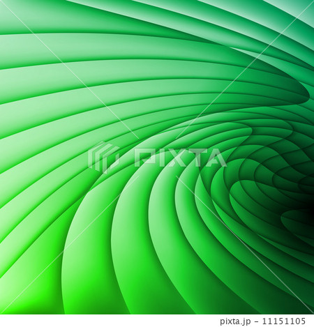 Green wavy stripes 11151105