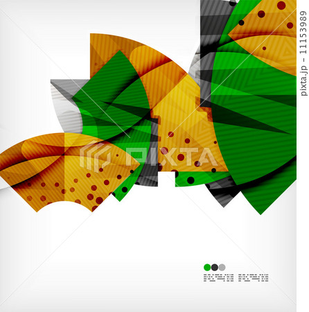 Modern futuristic techno abstract composition 11153989