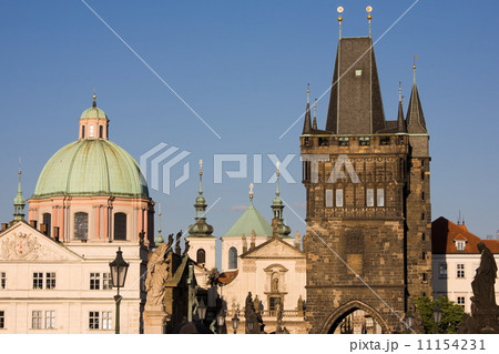 View from Charles bridge in Prague 11154231