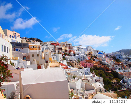 ギリシャ　サントリーニ島の景色 11155214