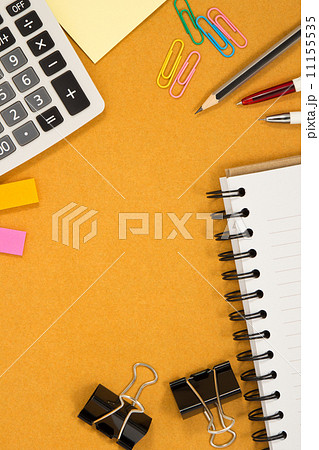 school, office accessories on brown paper school, office accessories on brown paper 11155535