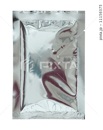 Aluminum foil bag package isolated on white background 11156375