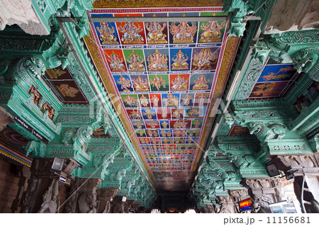 Ceiling Meenakshi Sundareswarar Temple in Madurai, South India 11156681