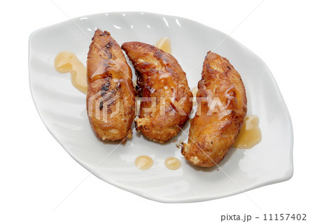 Fried chicken with sauce 11157402