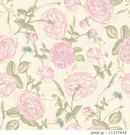 Beautiful Vintage Seamless Roses Background Beautiful Vintage Seamless Roses Background 11157648