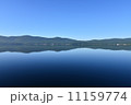 山中湖の水鏡 11159774