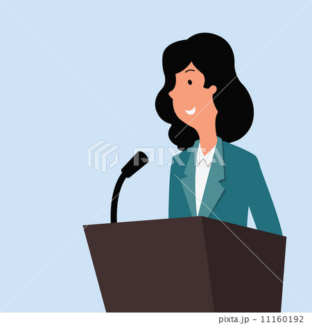 businesswoman speech businesswoman speech 11160192