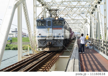 赤川鉄橋の貨物列車 11160638