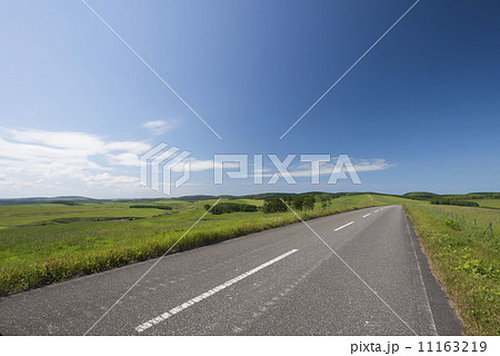直線道路 11163219