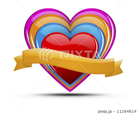 Heart illustration set 11164614