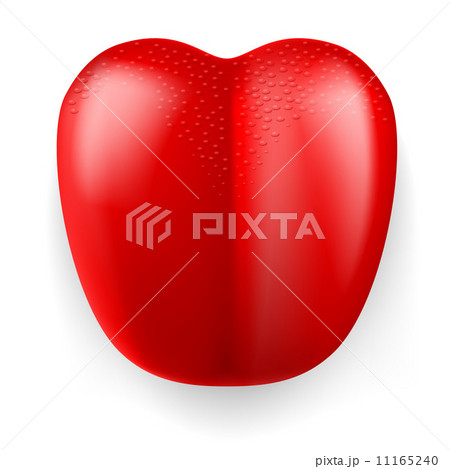Red plastic tongue 11165240