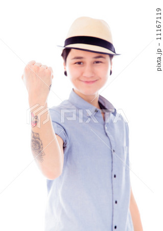 Young woman showing her hands 11167119