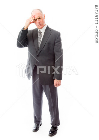 Businessman suffering from headache 11167179