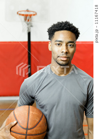 Attractive afro-american basketball player Attractive afro-american basketball player 11167418