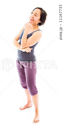 Young woman day dreaming and smiling Young woman day dreaming and smiling 11167735