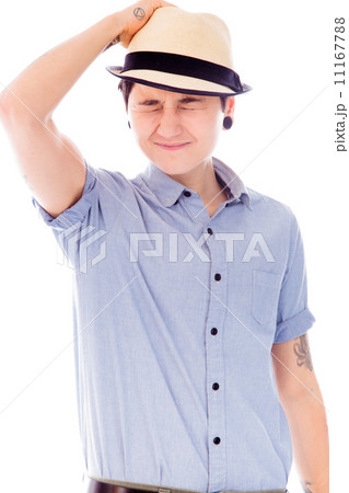 Young woman looking disappointed Young woman looking disappointed 11167788