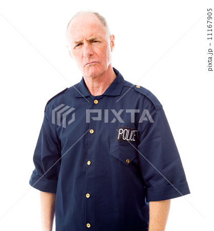 Policeman looking serious 11167905