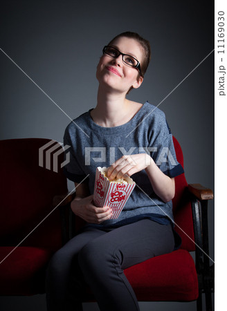 Attractive caucasian girl in her 30 shot in studio Attractive caucasian girl in her 30 shot in studio 11169030