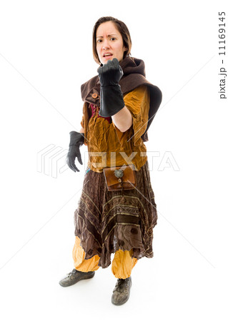 Young woman showing her hands Young woman showing her hands 11169145