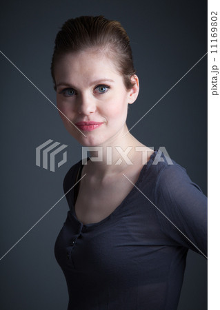Attractive caucasian girl in her 30 shot in studio 11169802