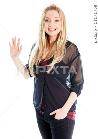 attractive caucasian blond in 30 years old attractive caucasian blond in 30 years old 11171769