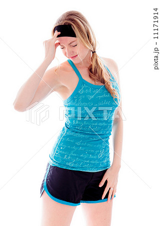 Young woman suffering from headache Young woman suffering from headache 11171914