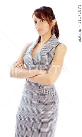 Attractive Indian woman isolated on white background Attractive Indian woman isolated on white background 11171971