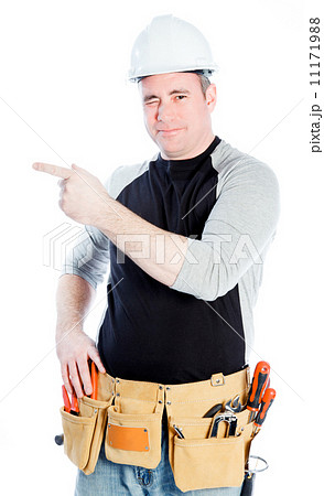 Caucasian man contractor 40 years old Caucasian man contractor 40 years old 11171988
