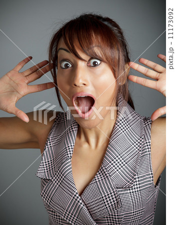 Attractive Indian woman isolated on white background Attractive Indian woman isolated on white background 11173092